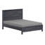 Cadre de lit en bois massif robuste avec 2 tables de chevet Albany-100150069-100150068
