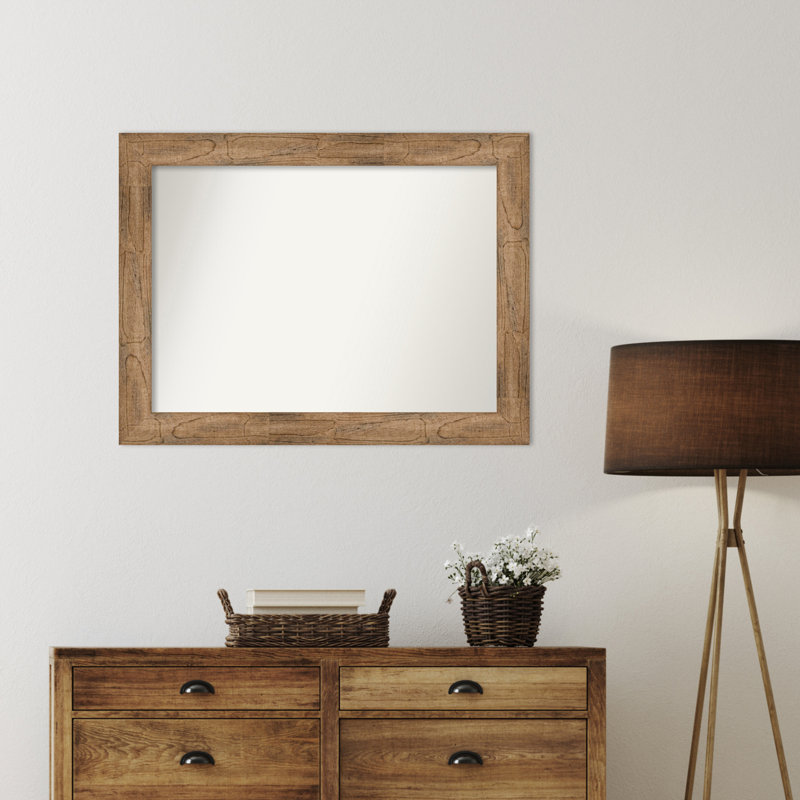 Timmy Solid Wood Wall Mirror, Rectangle, 28.5" x 37.5"