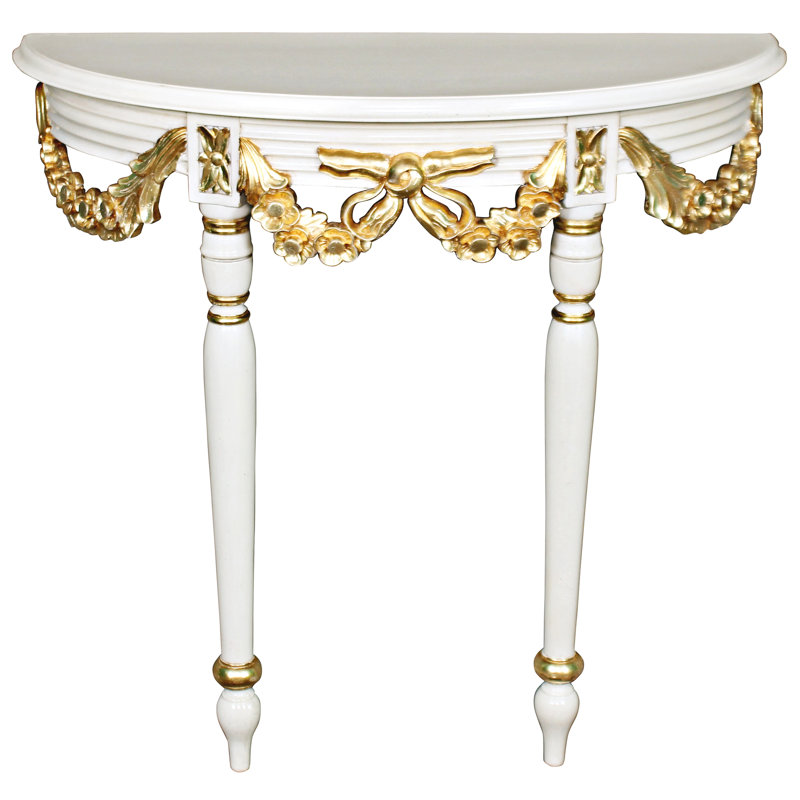 Louis XVI 35.5'' Solid Wood Console Table