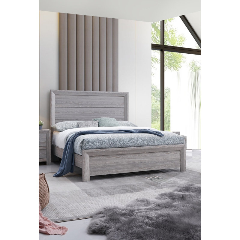 Mobilier de chambre rustique 1 pièce, Gris, Très grand
