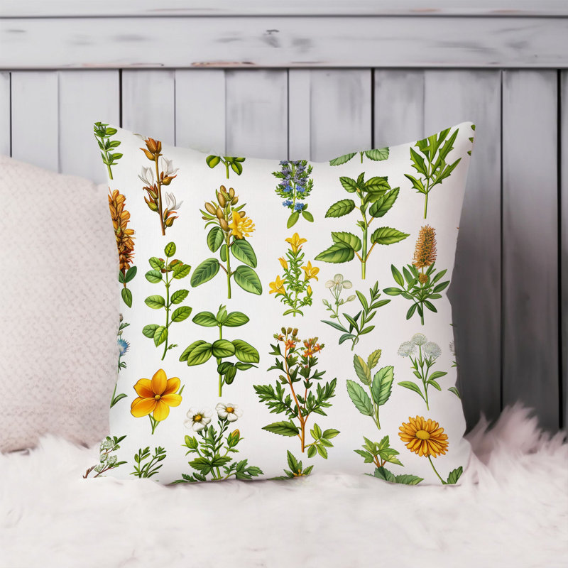 Botanical Wildflower & Botanical II Cottage & Cottagecore, 20"H x 20"W