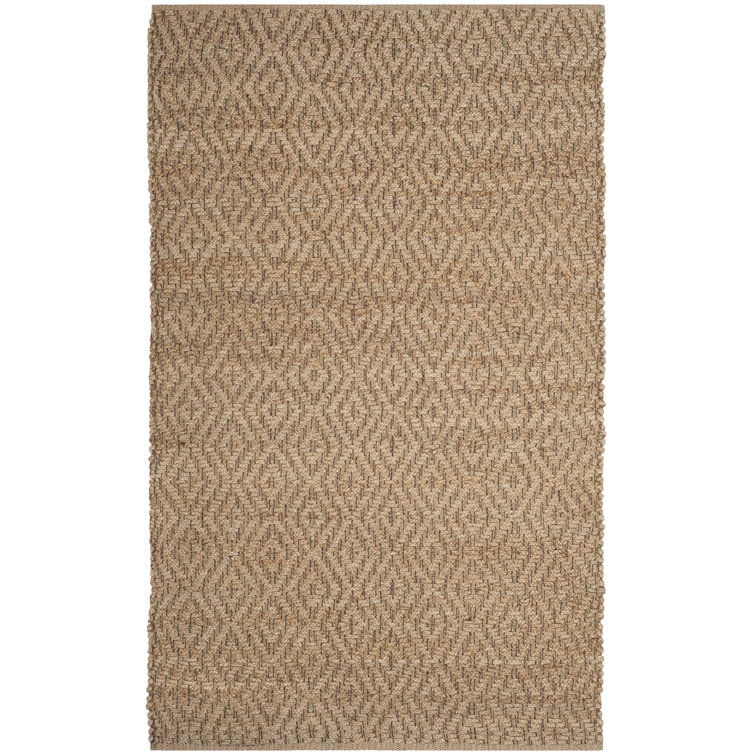 Munhall Natural Fiber Hand Woven Jute Geometric Rug
