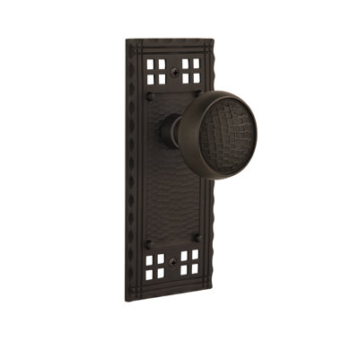 Craftsman Plate with Craftsman Door Knob