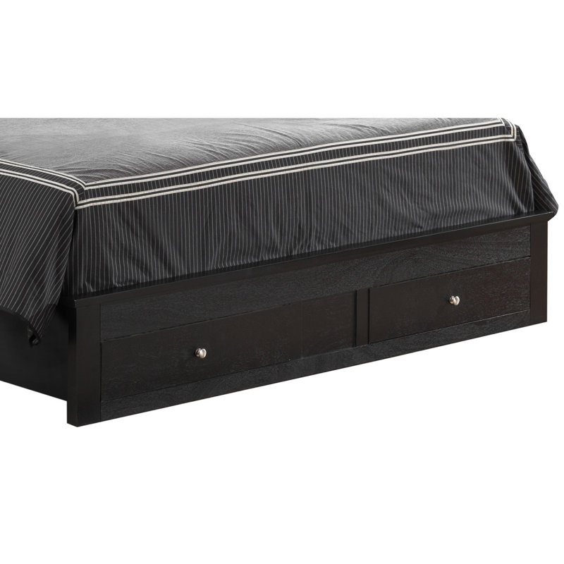 Burlington Storage Bed, Queen, Black