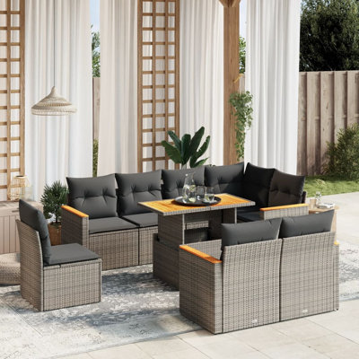 Ensemble de canapé de jardin Vidaxl