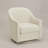 30" Wide Upholstered Swivel Nursery Glider Armchair-1027265464