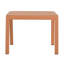 Summer - Ensemble de chaises d'appoint modernes 2 pièces avec table basse - Ensemble de canapé en PP et en acier brun abricot, sièges rembourrés pour le salon, le salon et le balcon (2 chaises + 1 table)-93626535