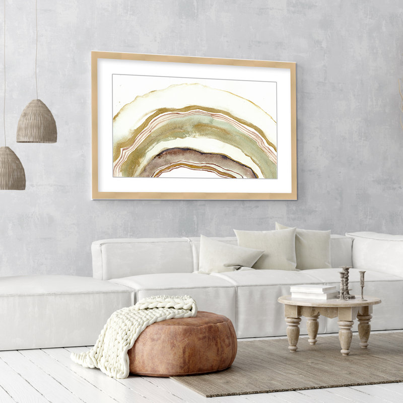 Abstract White Agate, 30" H x 40" W