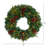 Faux Lighted 24 " Wreath