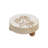 Decorative Round Wood Display Riser, Small Plant Stand, White-104981144