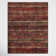 Blakely Geometric Area Rug in Burgundy/Brown/Black