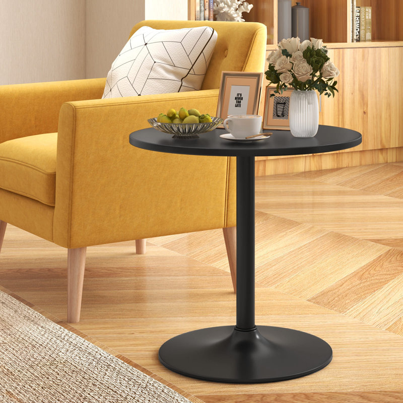 Round Metal Base Dining Table