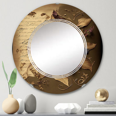 Braddon - Miroir mural moderne rond