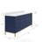 Bristol 72" Carrara White Marble Countertop Bath Vanity with Mirror-169956300