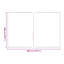 Couvre-plantes en polyéthylène transparent et noir 6,6 x 13,1 pi Vidaxl-116118536-116118534
