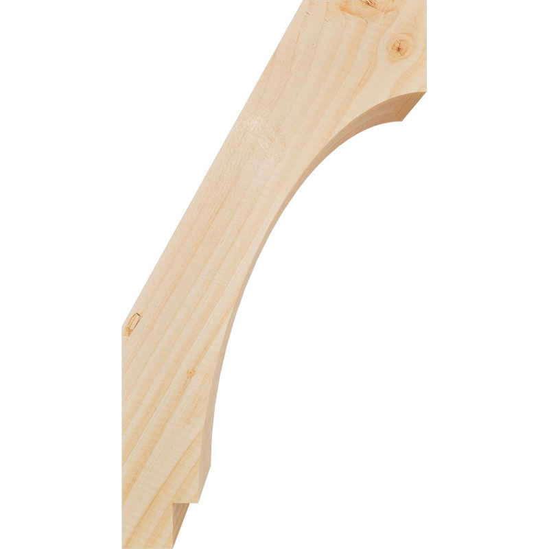 Attelle impériale du genou, Sapin de Douglas, H 18 po x l 3,5 po x P 10 po, Lisse
