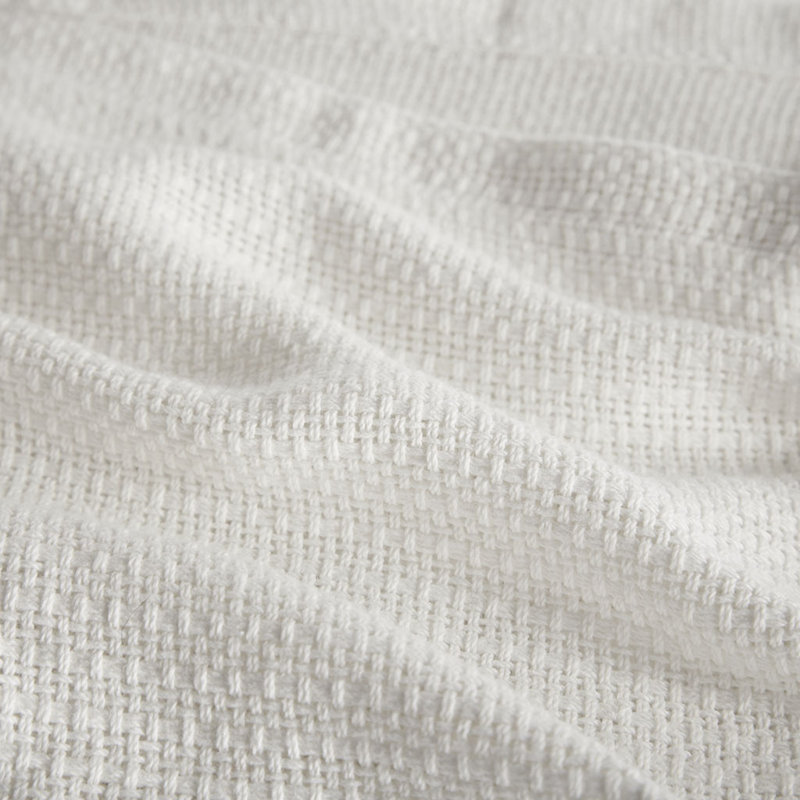 Couverture en coton Gracie Mills Brock Classic, Lit simple, Bleu