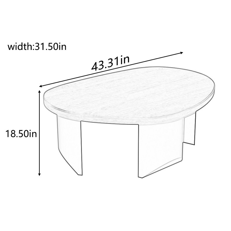 Solid wood simple multi-functional tea table, Brown
