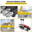 Valve de commande directionnelle hydraulique, valve de tiroir hydraulique à 7 tiroirs