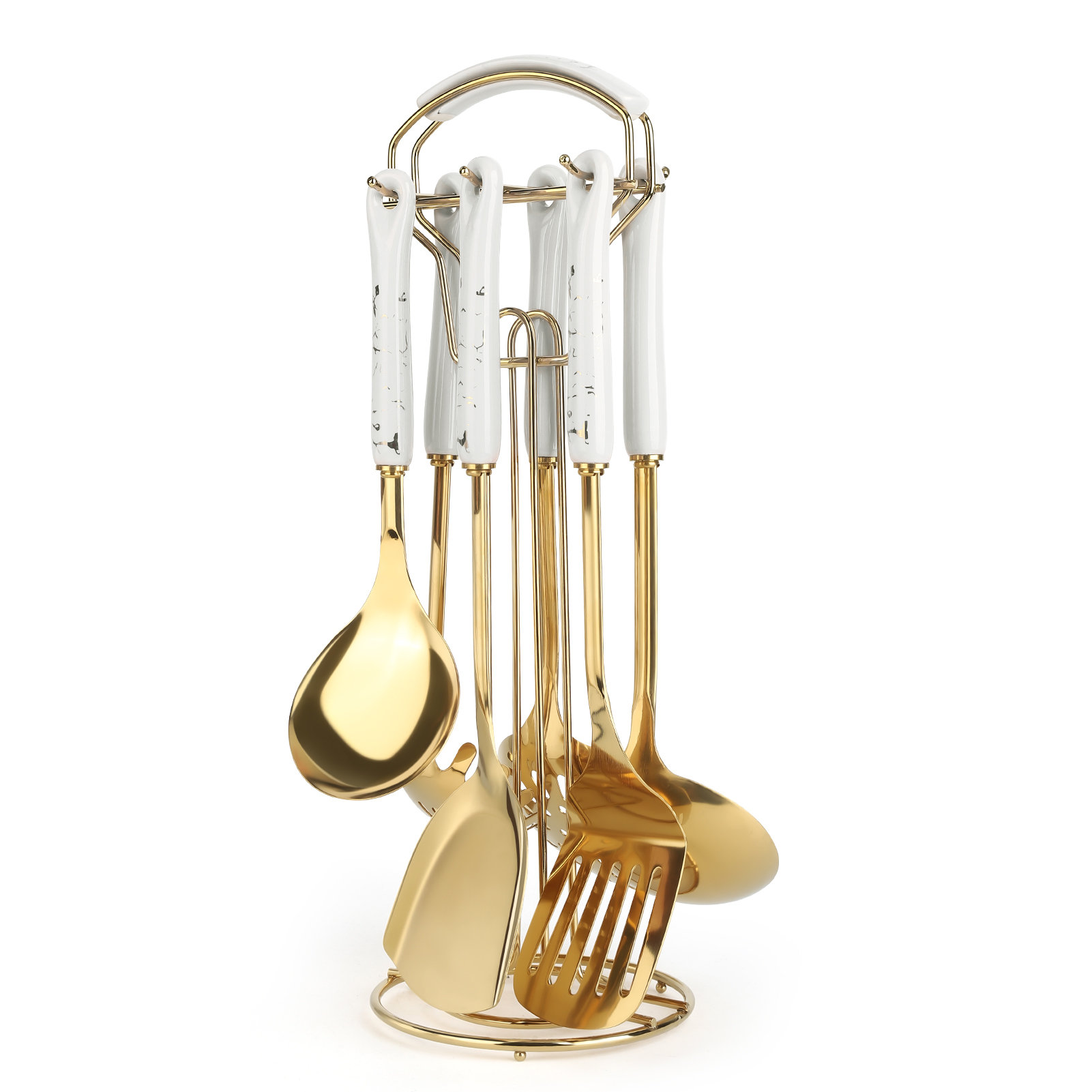 Angel Queen 7-piece Assorted Kitchen Utensil Set & Reviews | Wayfair