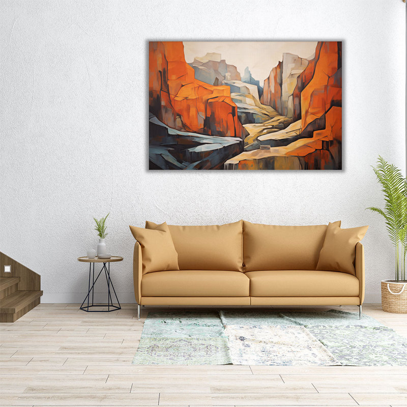 Rocky Realms, 20" H x 30" W