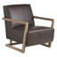 Chaise d'appoint rembourrée