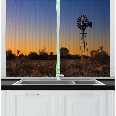 Pointed Kitchen Curtain