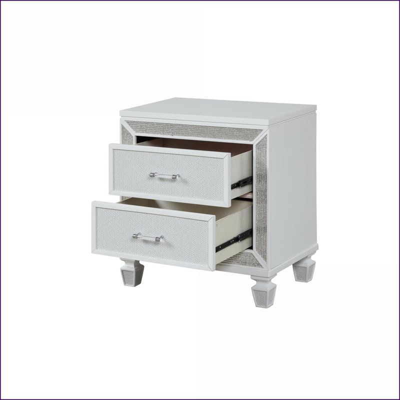 Table de chevet 2 tiroirs Modern