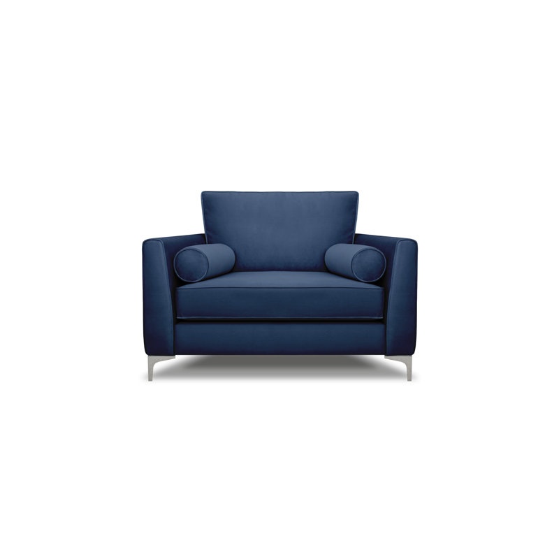 Kyle Upholstered Armchair, Blue