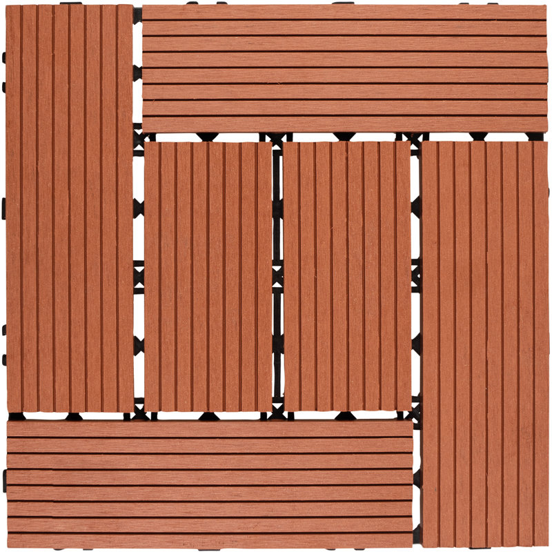 Chantasia 20cm L x 29.5cm W Plastic Interlocking Deck Tile