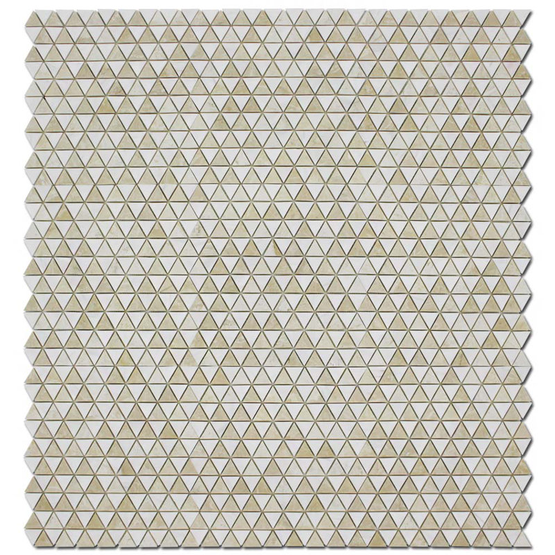 DIAMOND MOSAIC TILES, Light Beige