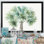 « mixed botanique verts palms iii », reproduction d’art sur toile