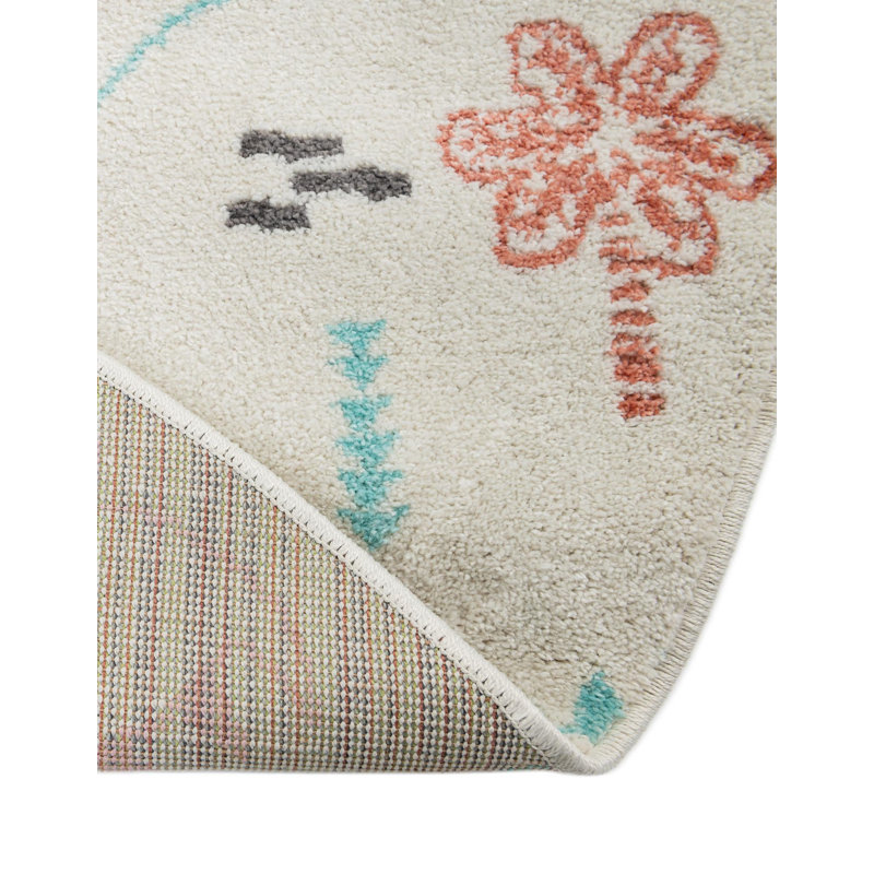 Whimsy Kids Rug, Round 5'3" 