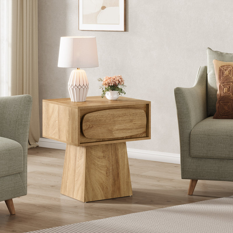 End Table For Living Room, 2, Brown