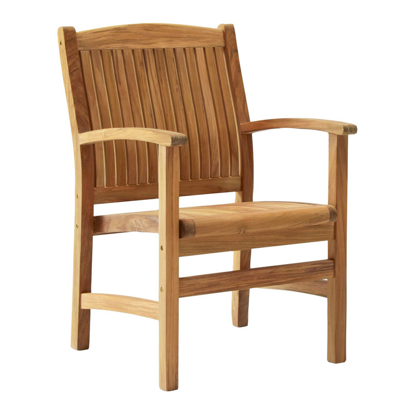 Chaise de patio en teck Nelsen