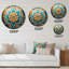 Horloge murale Divine Mandala-93383367