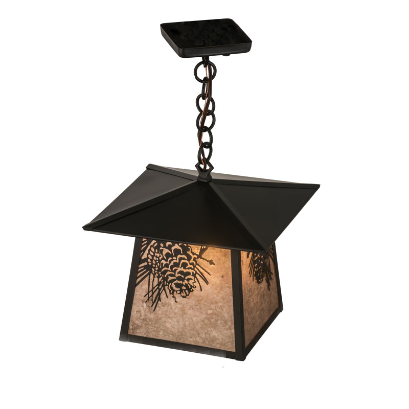 1 - Light Pendant, 19.5" H x 17" W x 12" D