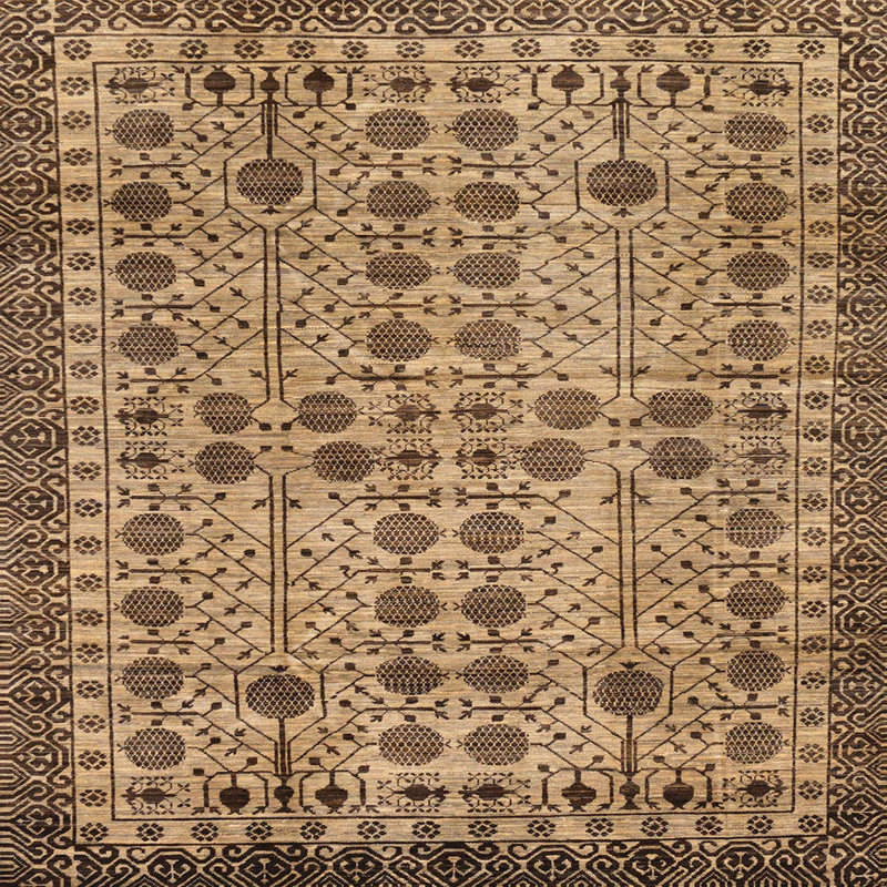 Abstract Indoor Rug, Square 4'