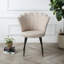 Faulks Mini Flora Boucle Accent Chair - Beige Fabric