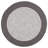 Mcconnell Hand Woven Wool/Cotton Rug in Charcoal/Ivory-977690560