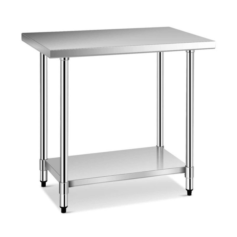 Stainless Steel Prep Station, 35" H x 36" L x 24" W