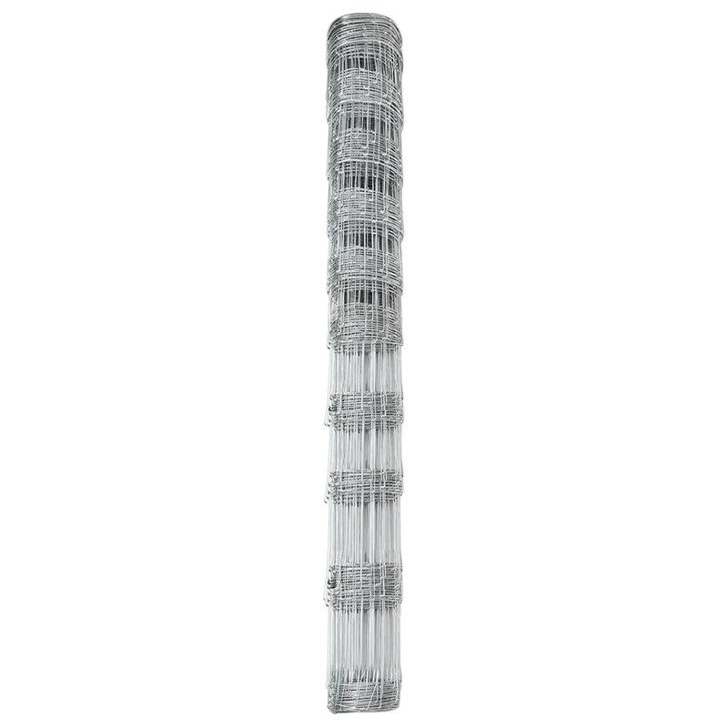 Vidaxl Field Fence Galvanised Steel, 120cm H x 1000cm W