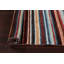 Tapis unique en laine noué à la main brun / rouge nouvel âge 2 pi 8 po x 4 pi