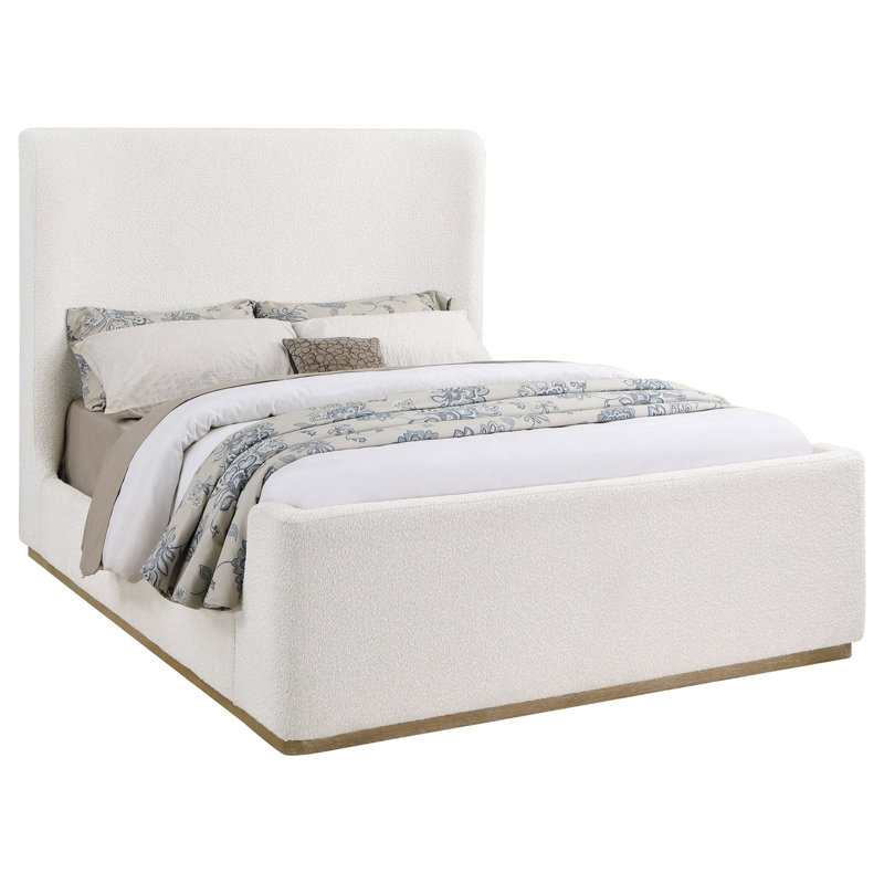 Grand lit-bateau tapissier Nala