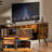 Caelum LED TV Stand Media Entertainment Centre Table With  Adjustable Shelf  And 2 Cabinets-105532941