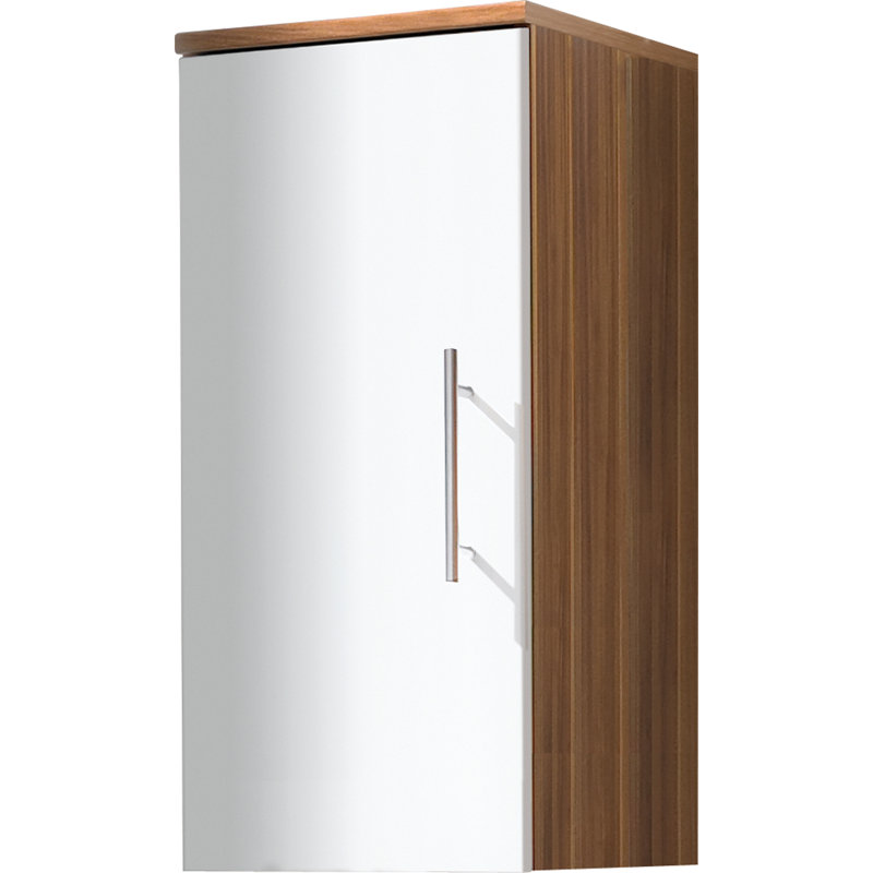 Impuls Bathroom Storage, White/Walnut replica