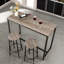 Rustic Industrial Bar Stools with Metal Frame Kitchen Furniture Chair Dining-1322726591