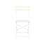 Bistro Set FIORI Metal Off-White