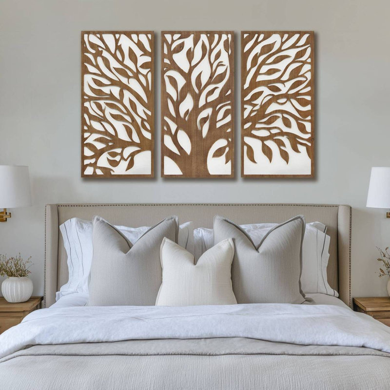 Ensemble de décoration murale Birch Botanical Twotone