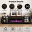 Meuble télé 80 po avec foyer électrique 36 po-131366707